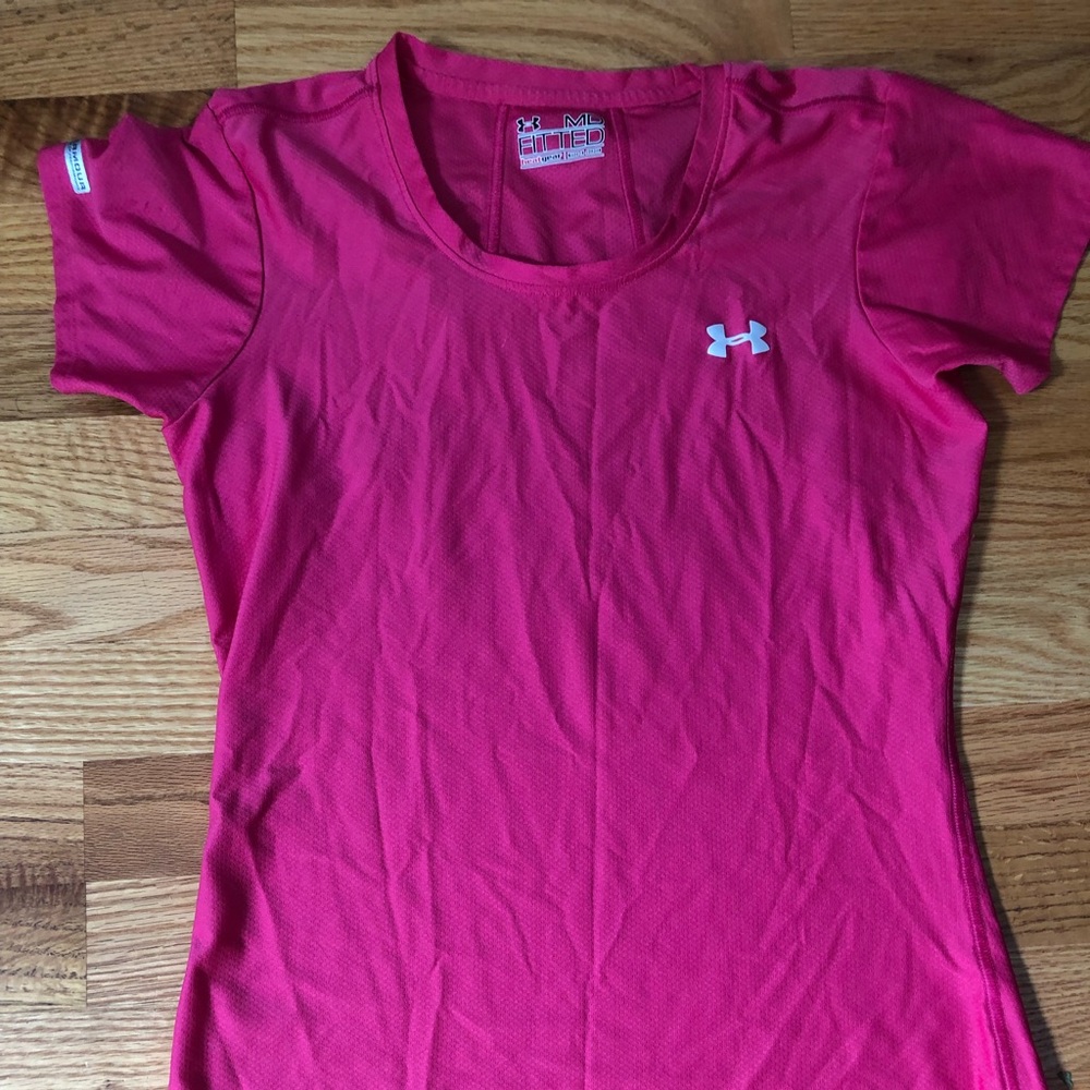 Under armor dry wicking workout top